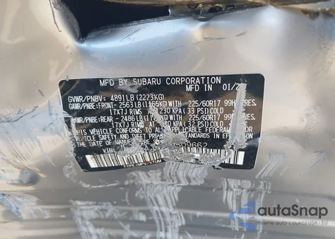 2020 Subaru Forester Premium z USA, uszkodzony, nr VIN JF2SKAJC2LH509662